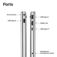 HP 15.6" FHD Touch Intel Core Ultra 5 225U 8GB DDR5 RAM / 512GB SSD Intel UHD Graphics Win 11 Home Natural Silver 15-FD2050WM
