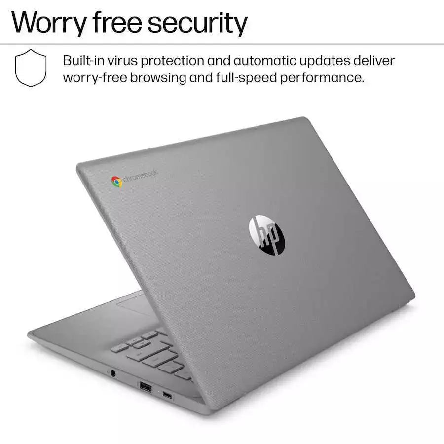 HP 14" Chromebook Intel Celeron N4500 4GB LPDDR4X RAM / 64GB eMMC Intel UHD Graphics Chrome OS Modern Grey 14a-ne1013dx