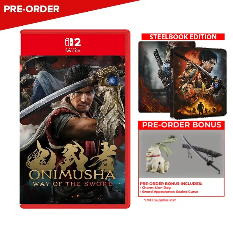 [PRE-ORDER] Nintendo Switch 2 Onimusha: Way of the Sword w/ Steelbook