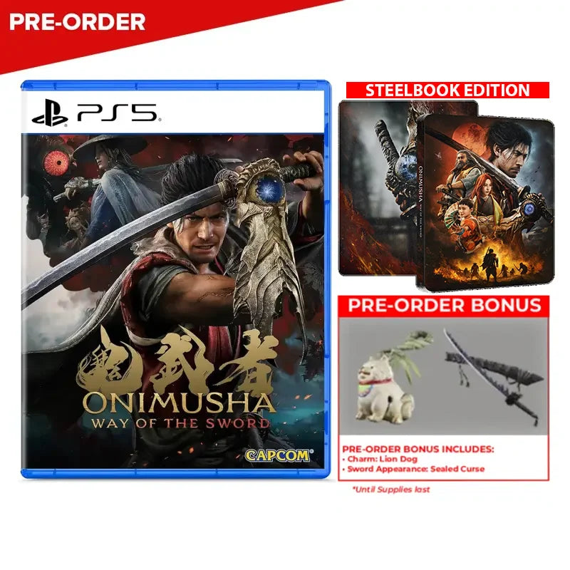 [PRE-ORDER] PlayStation 5 Onimusha: Way of the Sword w/ Steelbook