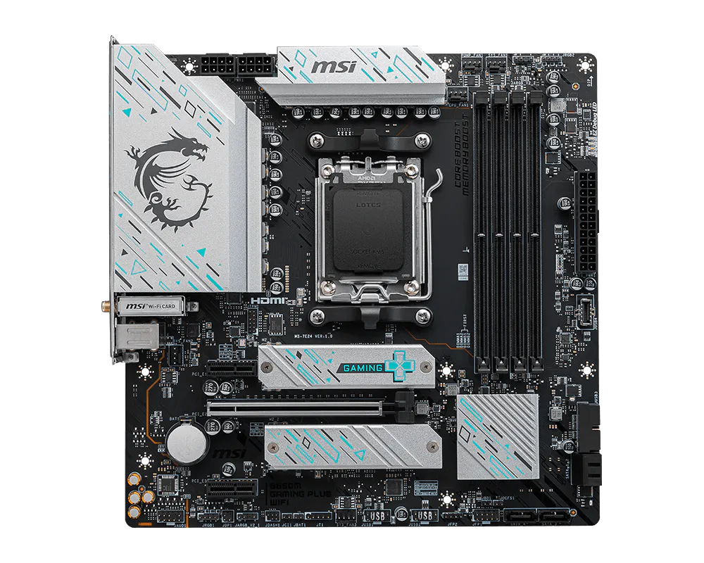 MSI B650M GAMING PLUS WIFI DDR5 mATX Motherboard
