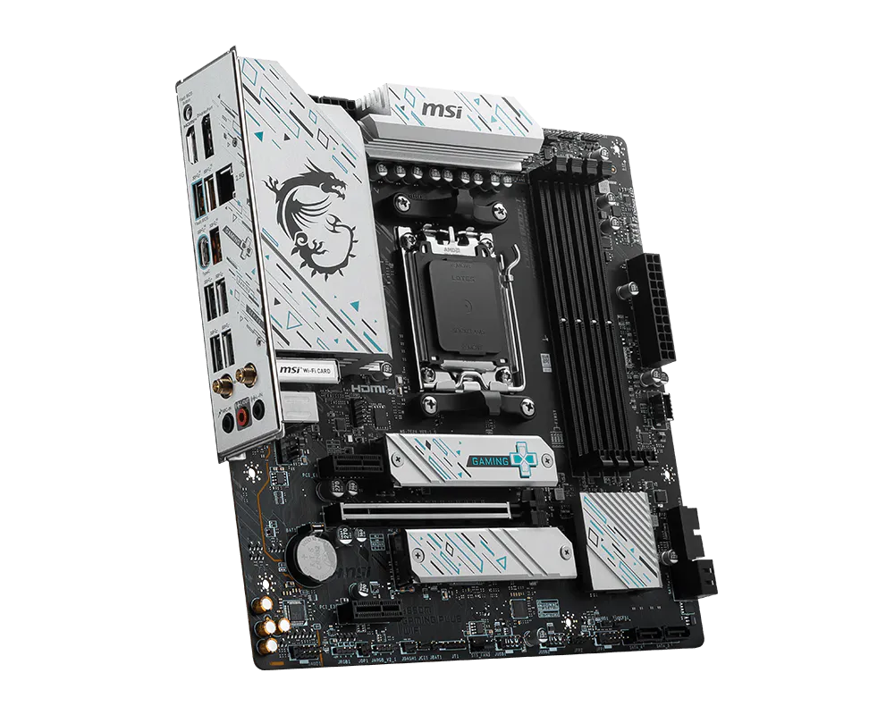 MSI B650M GAMING PLUS WIFI DDR5 mATX Motherboard