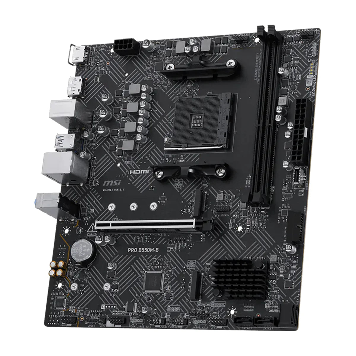 MSI PRO B550M-B AMD DDR4 mATX Motherboard