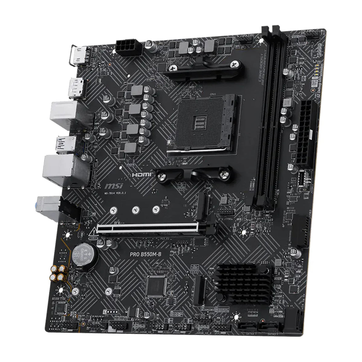 MSI PRO B550M-B AMD DDR4 mATX Motherboard