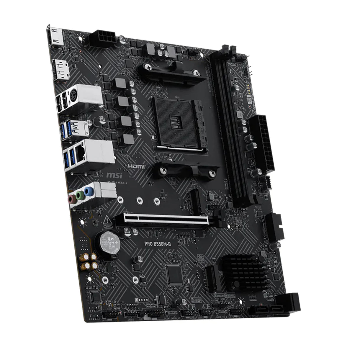 MSI PRO B550M-B AMD DDR4 mATX Motherboard