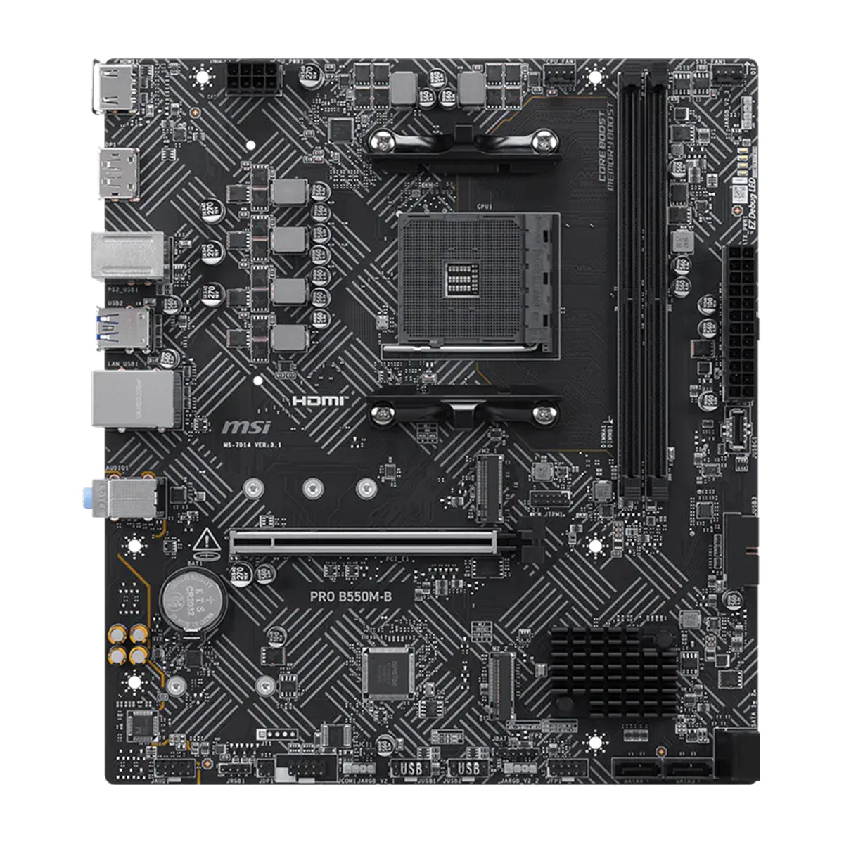 MSI PRO B550M-B AMD DDR4 mATX Motherboard