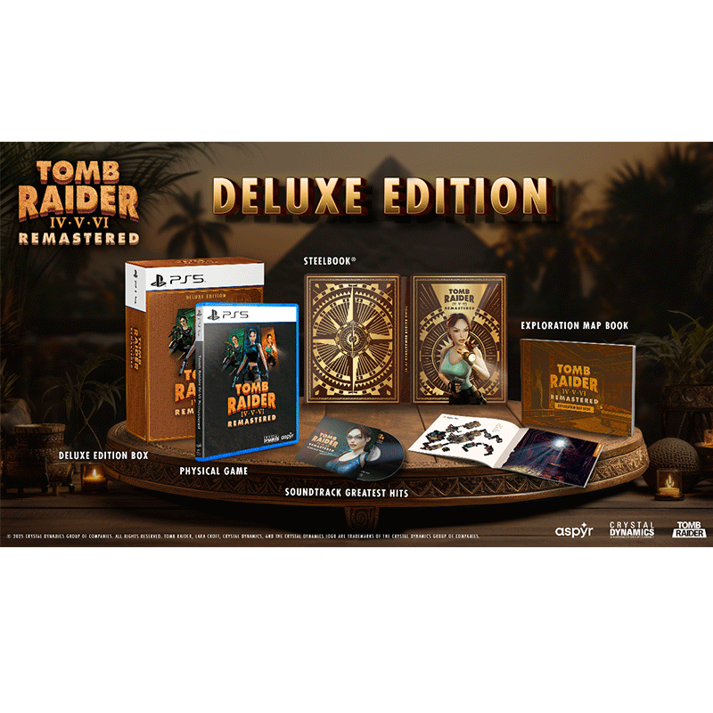 PlayStation 5 Tomb Raider IV-VI Remastered Starring Lara Croft Deluxe Edition (EU)