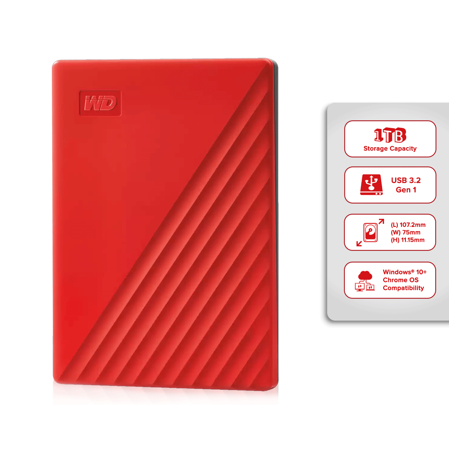 Western Digital My Passport USB 3.0 Portable External Hard Drive