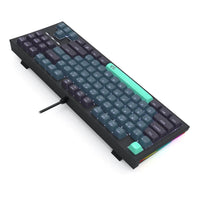 Redragon Bes Wired Keyboard Blue+Green+Black (K611-BGB)