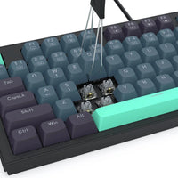 Redragon Bes Wired Keyboard Blue+Green+Black (K611-BGB)
