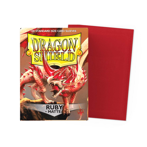 Dragon Shield Matte Sleeves 100CT (Ruby)