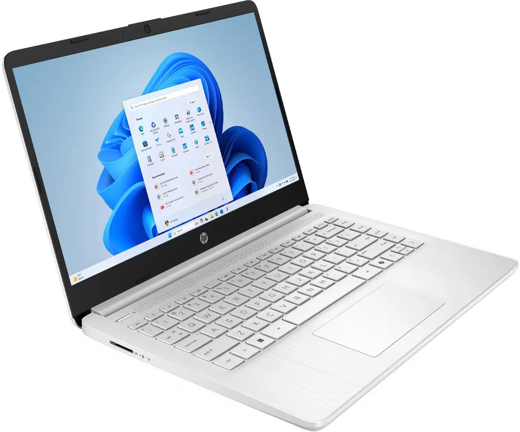 HP 14" HD Laptop Intel N150 Processor 4GB LPDDR5 RAM / 128GB UFS Intel Graphics Windows 11 Home Natural Silver 14-dq6101dx