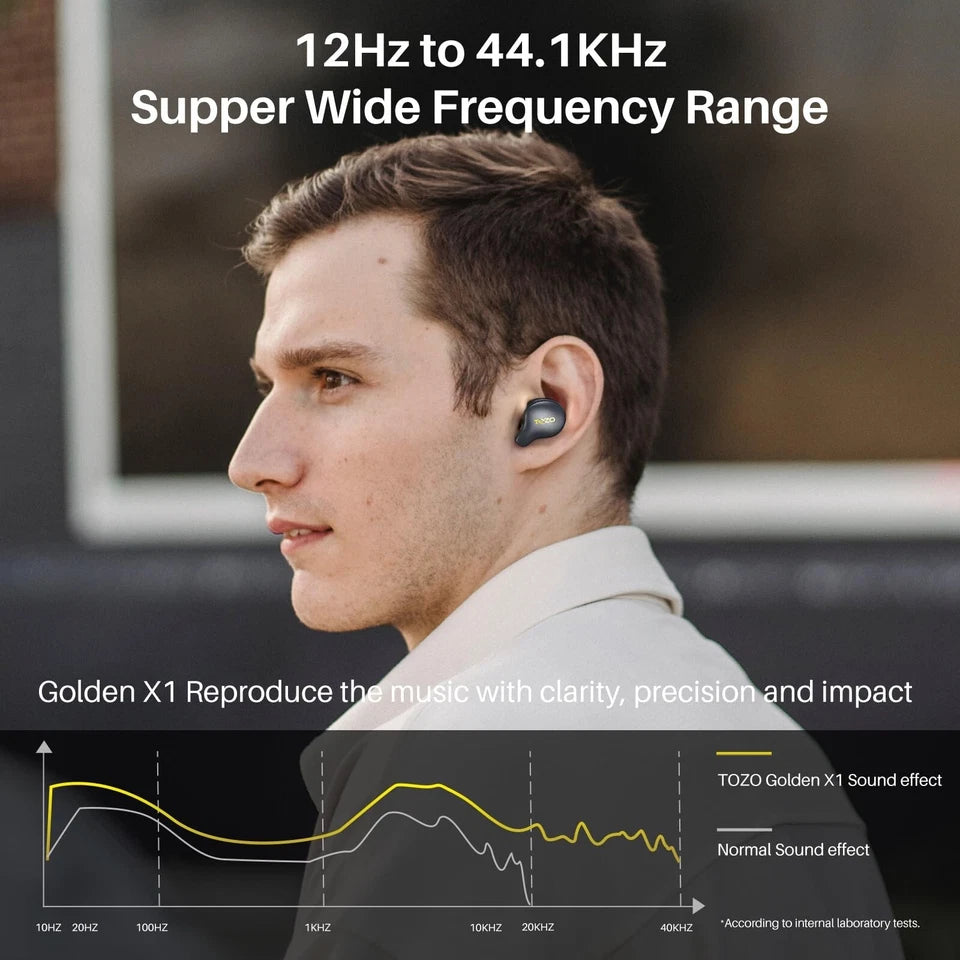 TOZO Golden X1 Earbuds Galaxy Blue / Black