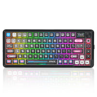 Redragon K708MC RGB Flekact Pro 82 Keys 75% Gasket Mounted Wireless Mechanical Keyboard
