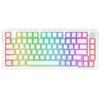 E-Yooso Z-82 Tri-Mode RGB 81Keys Mechanical Keyboard White (Silverwood Switch)