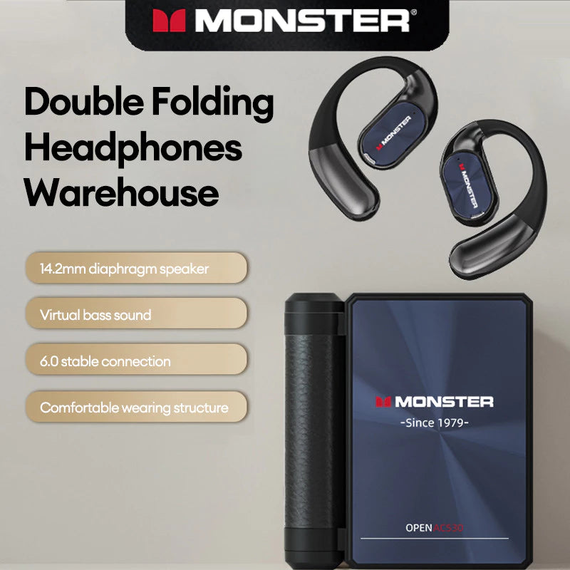 Monster Open Ear AC530 Air Conduction Wireless Headphone MH22248