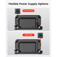 Transnovo Multi-Function RGB Light Charging Dock Station for Nintendo Switch 2 4 Joy-Con Controllers with Cooling Fan and 9 Game Card Slots NS2-CG04