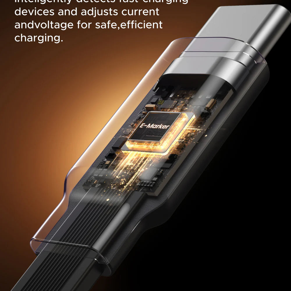 Ugreen Nexode USB-C to USB-C 100W PD Fast Charging Retractable Cable - 1m (L531/65905)