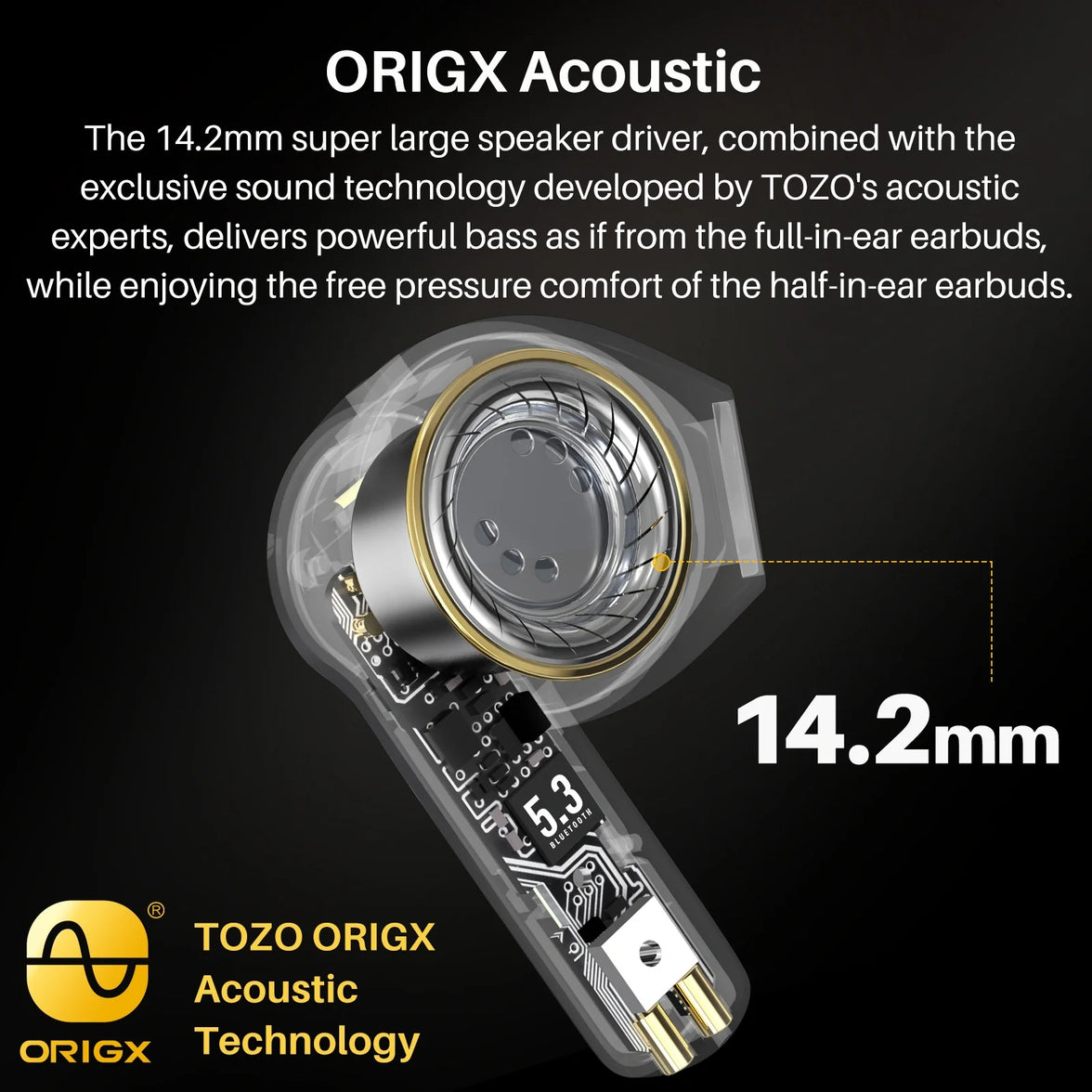 TOZO A3 Pro Earbuds White