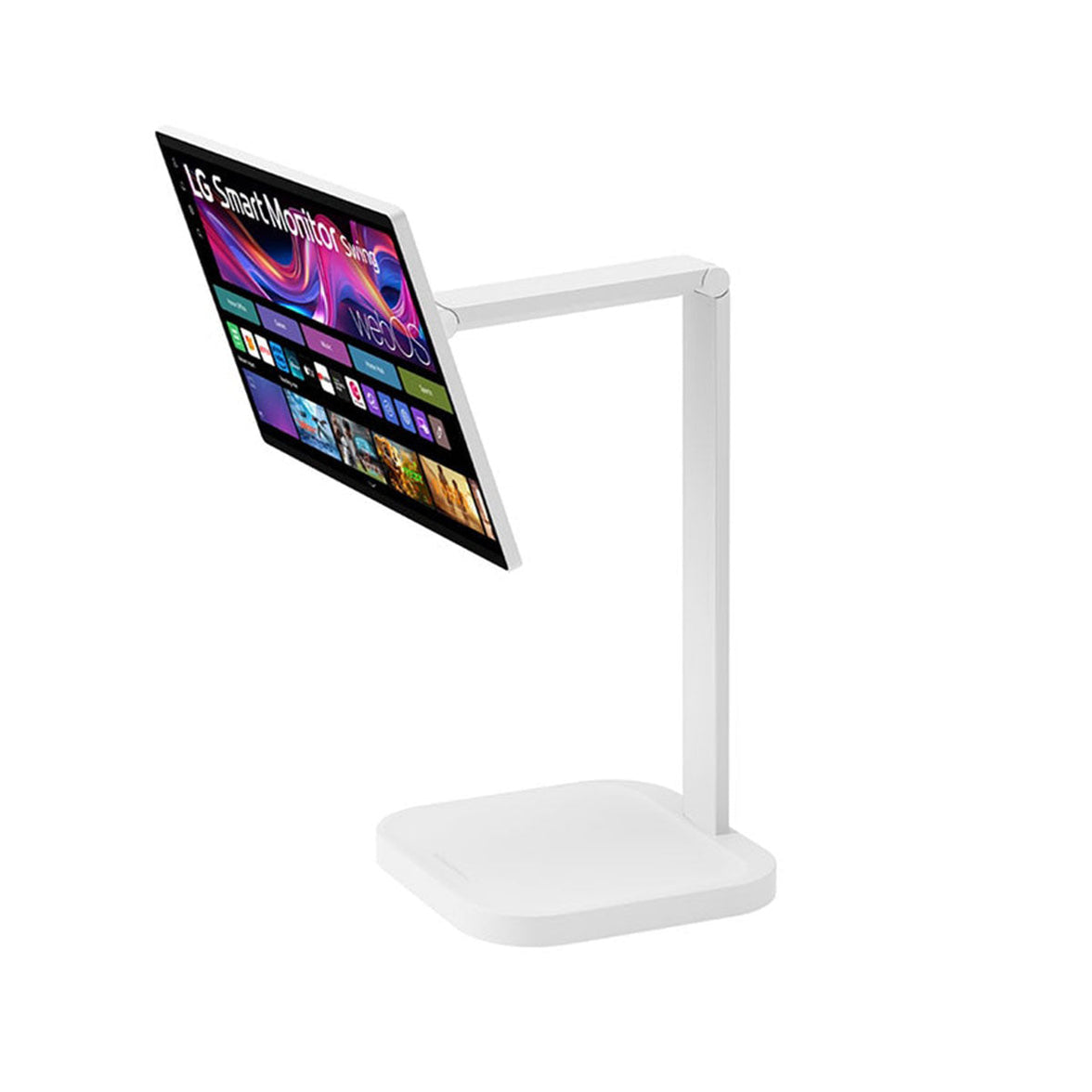 LG 32U889SA-W 31.5" 4K UHD (3840x2160) 60Hz 5ms GTG IPS Smart Monitor Swing