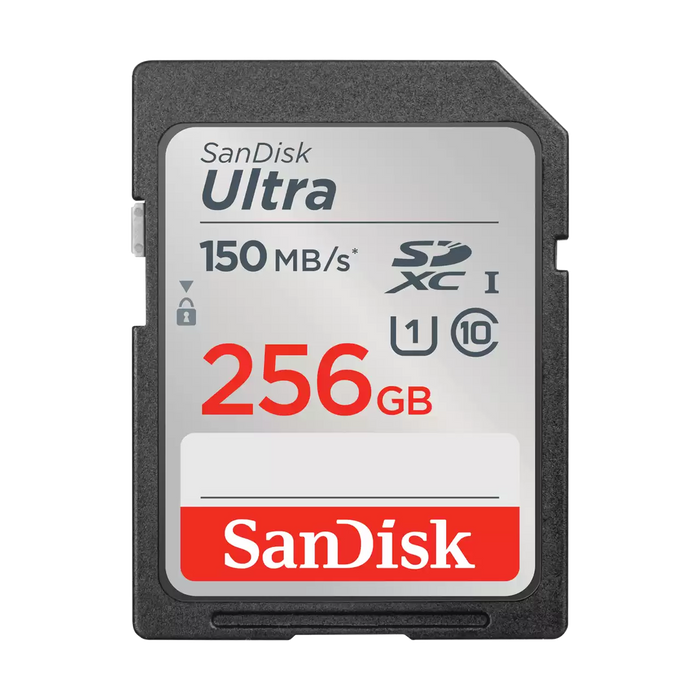 SanDisk Ultra SD Card SDXC SDSDUNC 150MBs 256GB