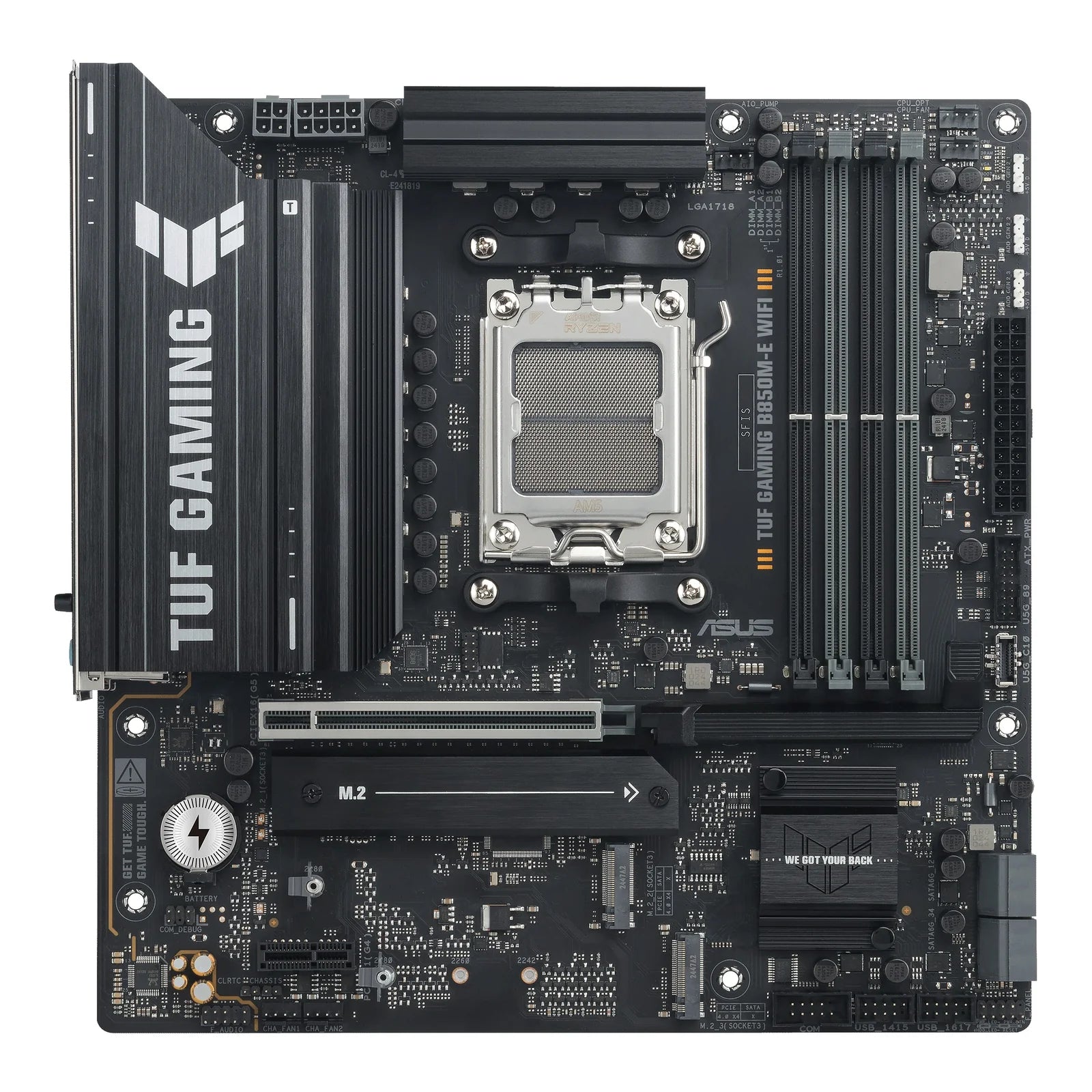 ASUS TUF Gaming B850M-E WIFI DDR5/AM5/PCIe 5.0 mATX Motherboard