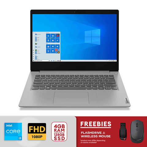 Lenovo Ideapad 3 14'' Laptop i3-1005G1 4gb/128gb Win 10 81WD010QUS Platinum Grey