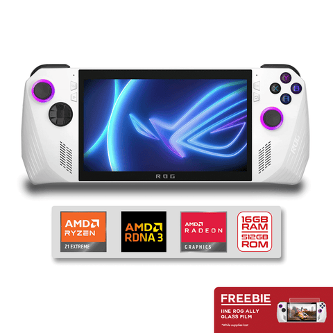 ROG Ally AMD Ryzen™ Z1 Extreme 16GB RAM + 512GB ROM Handheld Game Console [White]