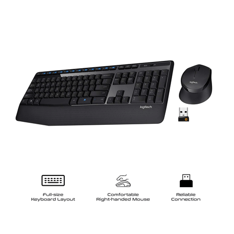 Logitech MK345 Wireless Comfort Combo Bundle
