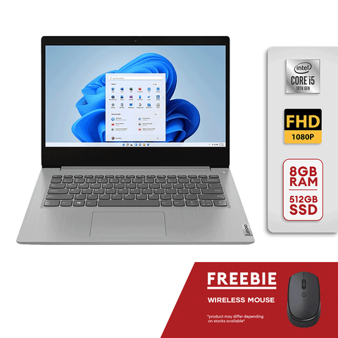 Lenovo Ideapad 3 14IML05 14.0" FHD Intel Core i5-10210U 8GB RAM 512GB SSD Platinum Grey 196119591499