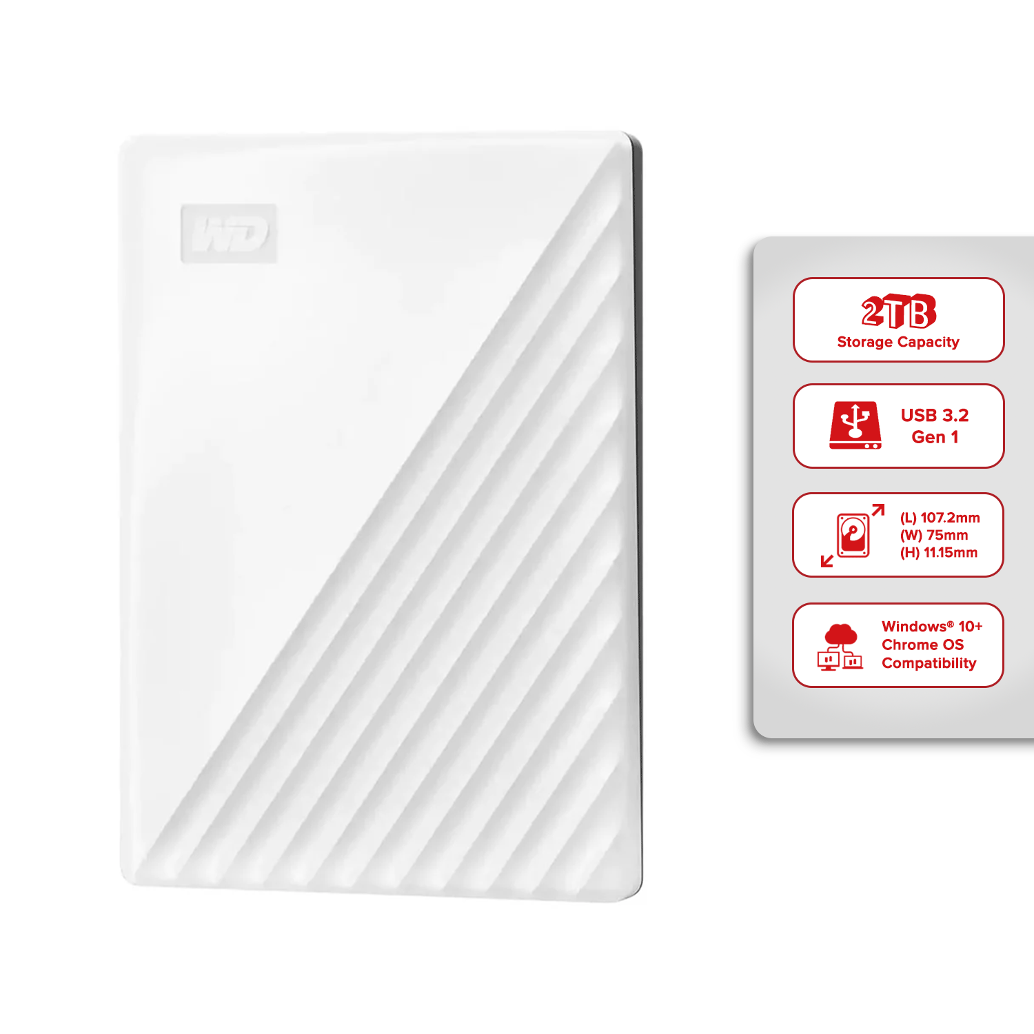 Western Digital My Passport USB 3.0 Portable External Hard Drive