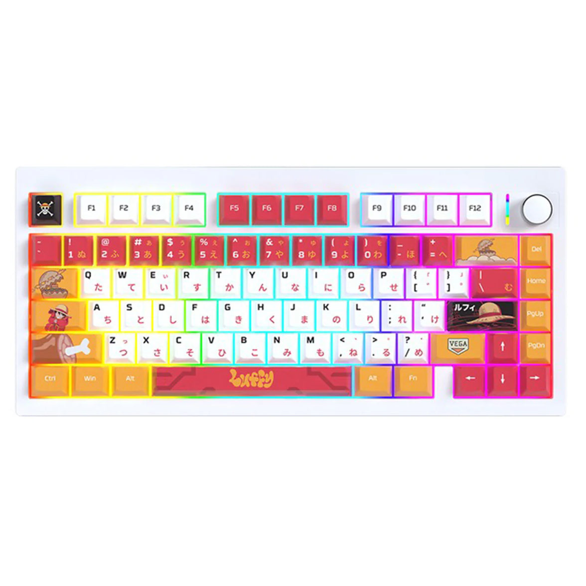 Fantech MK921 MAXFIT8 Tri-Mode Gaming Keyboard One Piece Edition Luffy