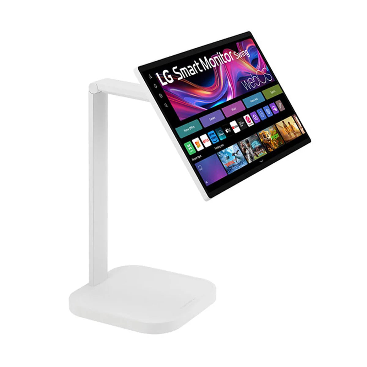 LG 32U889SA-W 31.5" 4K UHD (3840x2160) 60Hz 5ms GTG IPS Smart Monitor Swing