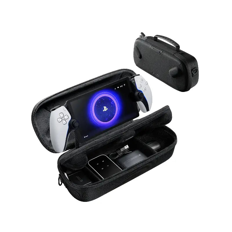 JSAUX Double-Decker Travel Supply Case for PlayStation Portal (Black) BG0144