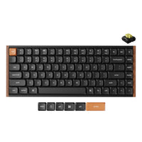 Keychron K3 Max SE QMK Wireless Hot-Swappable RGB Custom Wood Frame Mechanical Keyboard - Black