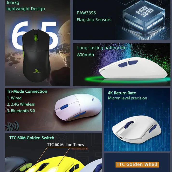 Darmoshark M3-4K Wireless Gaming Mouse