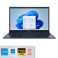 ASUS Vivobook Laptop 14" FHD Intel Core i5-1334U 12GB RAM 256GB SSD PCIe 4.0 Intel UHD Graphics Win 11 - Quiet Blue