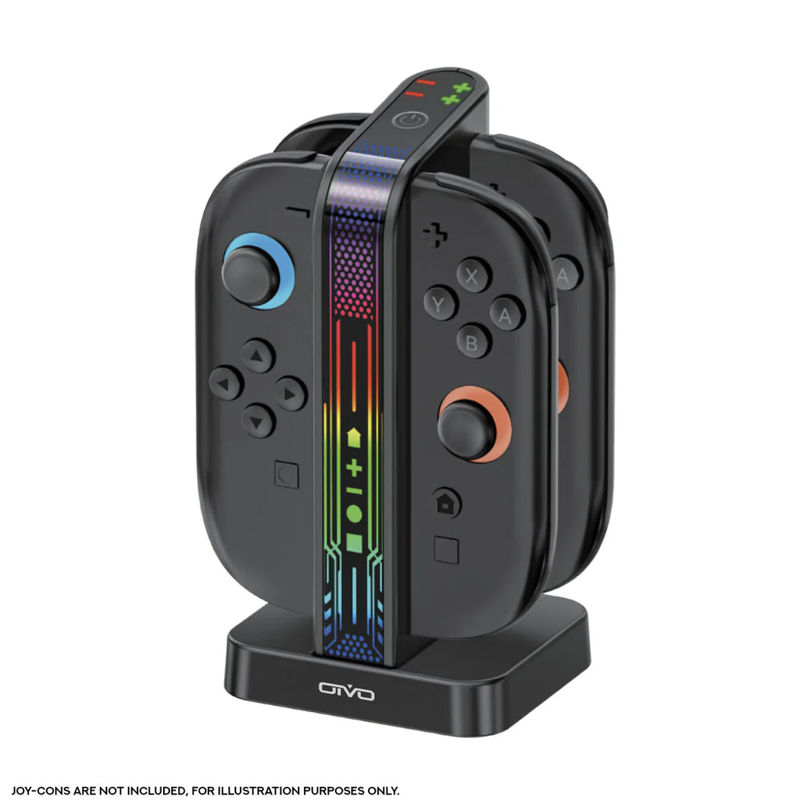 OIVO Standing RGB Charging Dock for Nintendo Switch 2 (Black) (IV-SW207)