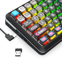 Redragon K708MC RGB Flekact Pro 82 Keys 75% Gasket Mounted Wireless Mechanical Keyboard