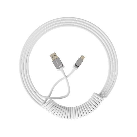 Akko Coiled Cable (White)