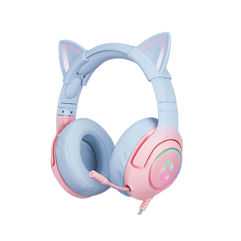 Onikuma K9 3.5mm Wired Headset Pink/Blue