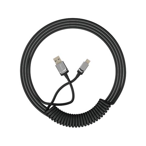 Akko Coiled Cable (Black)