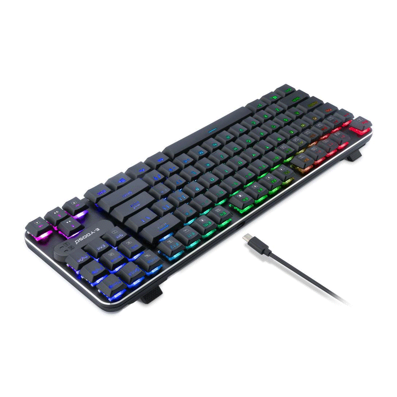 E-Yooso Z-66 RGB 87Keys Mechanical Gaming Keyboard [Black]