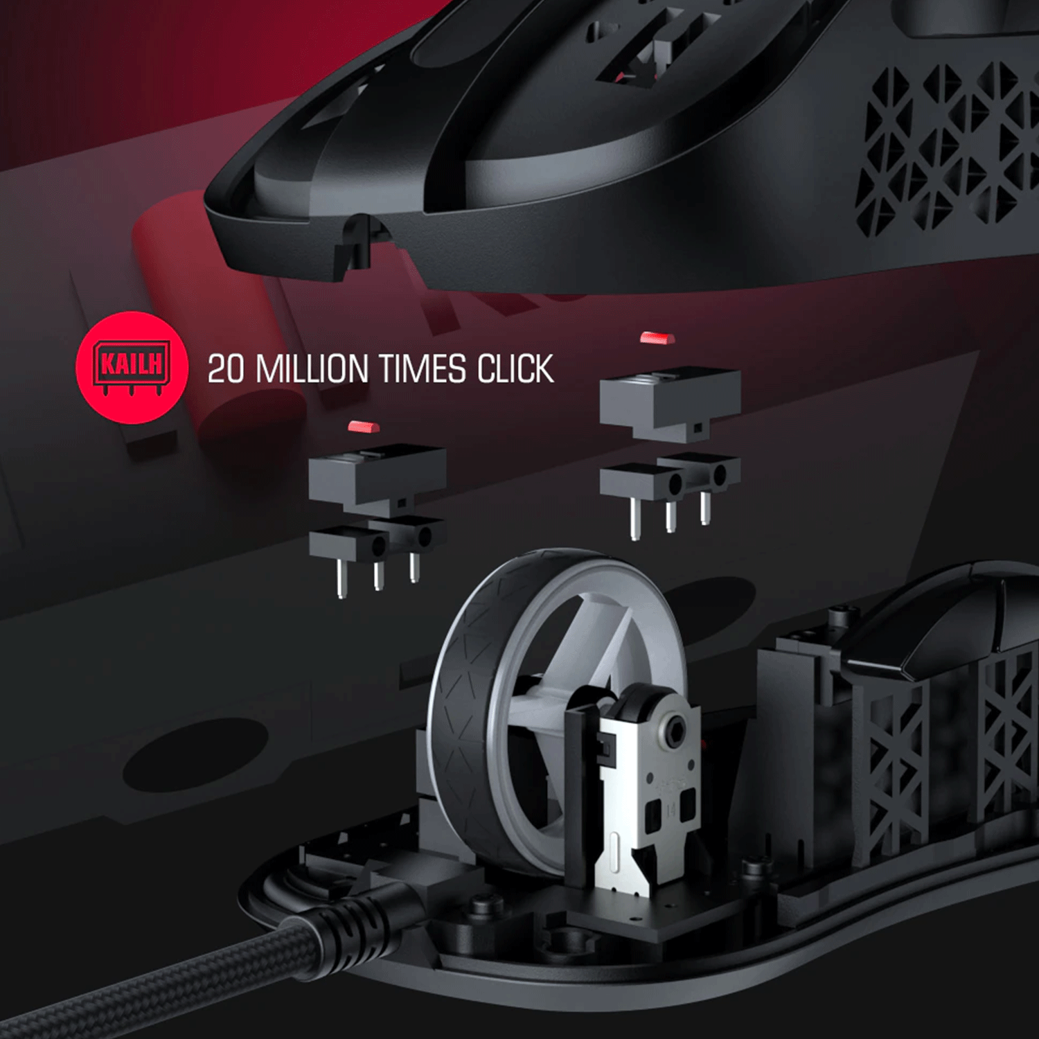 GameSir GM500 Ultra Light Ergonomic Gaming Mouse