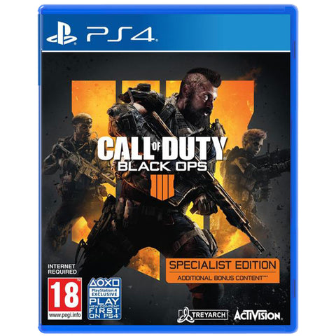 Call Of Duty Black Ops 4 Specialist Edition - Playstation 4/5 [EU] - GameXtremePH