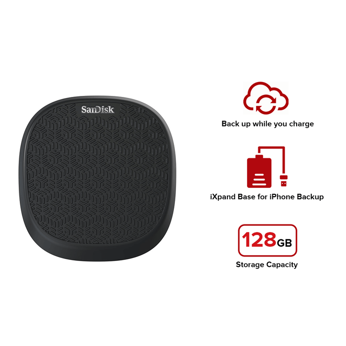 Sandisk Ixpand Base for Iphone Backup Storage & Charger