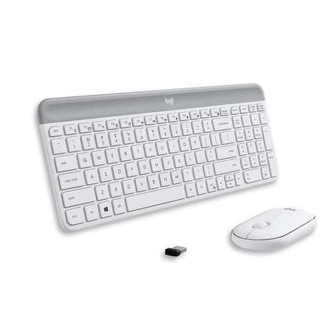 Logitech MK470 Slim Wireless Keyboard Bundle off [White]
