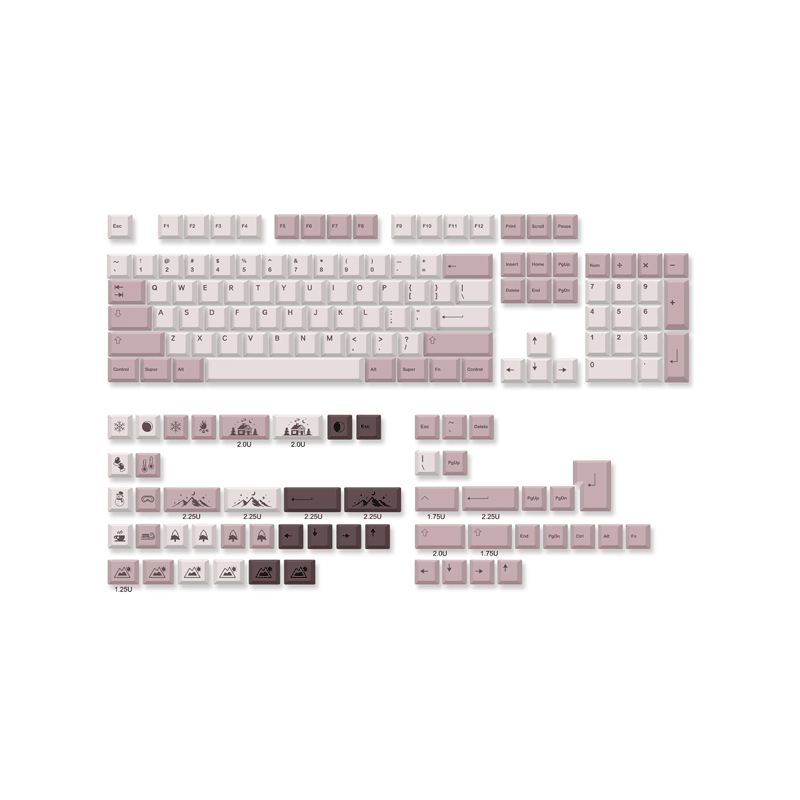 Royal Kludge MDA-3 PBT Keycaps 157 Keys - GameXtremePH