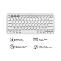 Logitech K380S Pebble Keys 2 Keyboard Tonal