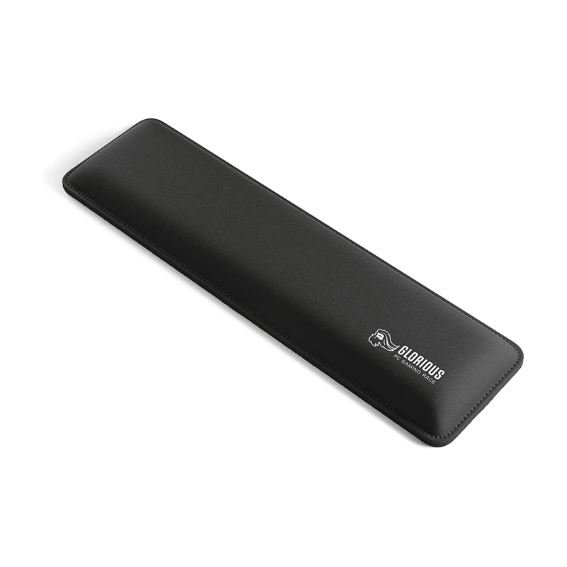 Glorious PC Gaming Race Padded Keyboard Wrist Rest Fits Tenkeyless Regular GWR-87 (BLACK)